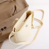 Bandolera de cuero de PU exquisita a la moda, bolso cruzado informal con cremallera para mujer, bolso de mano Simple de gran capacidad, uso diario - details 16
