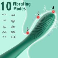 Embalaje privado Sexy FairyKiss G Spot Vibrador 10 Clímax de alta frecuencia Masajeador en forma de dedo Estimulador de pezón clítoris femenino Erótico para adultos - details 3