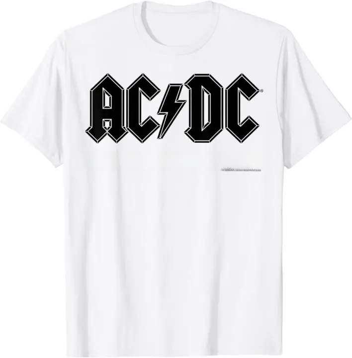 Camiseta Negra Audaz Moda para Hombres Estilo AC/DC - 1