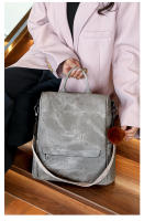 Mochila de Cuero de pu antirobo para Mujer, bolso de mano informal, bolso de viaje, bandolera - details 3