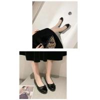 Zapatos planos de ballet para mujer, Un estribo, Mocasines elegantes con lazo - details 13
