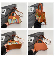 Moda arco iris portátil pequeño cuadrado bolsa 2025 primavera nueva luz de lujo bolsa de las mujeres versátil texturizado axilas bolsa de hombro - details 12