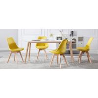 Silla de Comedor o de Trabajo con Patas de Madera