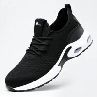 Zapatos de seguridad ligeros para hombre, zapatillas de trabajo con puntera de acero, zapatos protectores antideslizantes, antipinchazos, indestructibles, 2025 - details 6