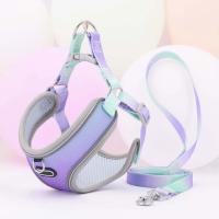Juego de arnés y correa reflectantes ajustables para mascotas, perros pequeños y medianos, arnés de paso con Material suave y transpirable - details 6