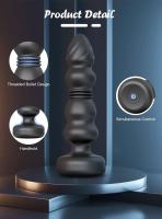 Leten-vibrador telescópico inalámbrico para hombres, Juguetes sexuales con tapón Anal para mujeres, consolador Anal, masajeador de próstata masculino - details 4