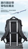 Bolso para Computadora de Negocios de Gran Capacidad Mochila de Cuero Anti-Salpicaduras con Sensación de Alta Gama - details 4