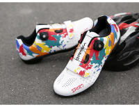 Nuevos zapatos de bicicleta de carretera, zapatillas de ciclismo para hombres, zapatillas de deporte para clítoris de montaña, tacos de ruta, zapatos planos de velocidad para bicicleta de cross, zapatos de Pedal Spd para mujeres - details 18
