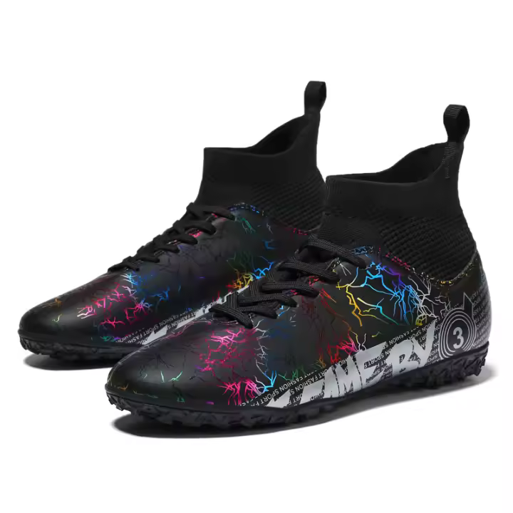 Zapatos de entrenamiento de césped cómodos y transpirables para hombres y mujeres, zapatos de fútbol para interiores y exteriores - 1
