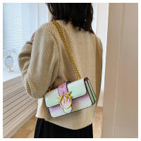 Nueva bolsa de las mujeres, la lucha contra la cadena de piedra patrón de hombro crossbody bolsa, estilo urbano simple - details 11