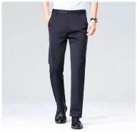 Pantalones informales elásticos para hombre, pantalones de traje de negocios, pantalones de vestir transpirables para primavera y verano, pantalones de trabajo de longitud completa para hombre - details 6