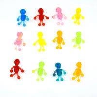 Juguetes de Goma Blanda para Niños, Esqueleto Pequeño, TPR, Pegajoso, 10 Piezas, Nuevo - details 1