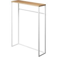 5164 Mesa consola tipo torre, blanco, acero/madera, 60 x 18,5 x 80,5 cm - details 8