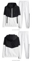 Traje deportivo de talla grande para hombre y mujer, ropa deportiva informal para correr, chaqueta - details 4