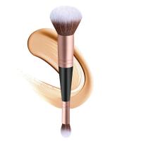 Cepillo De Maquillaje Profesional Doble Cabeza 2 En 1 Para Fundamento Corrector Iluminador Polvo Y Rubor Herramientas De Belleza - details 6