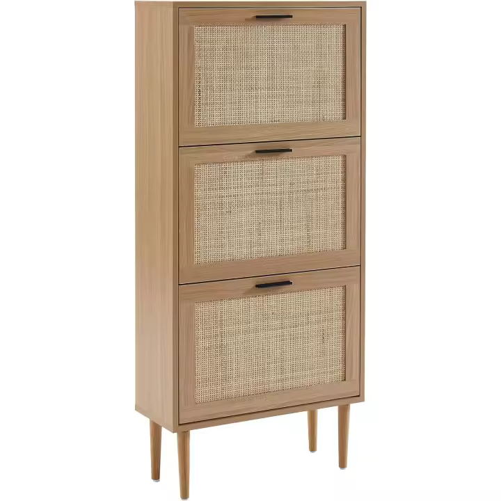Amana Zapatero, Madera de ingeniería, marrón claro, L60cm - 1