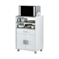 Auxiliar Cocina, Armario Cocina, Alacena Cocina Buffet 6 Puertas Blanco y Roble Acacia 101x185 cm. - details 8
