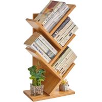 Estantería de árbol, Librería Alta de 6 Niveles Estantería Estrecha de madera con cajones para Sala de Estar, Dormitorio 38×19×112CM Marrón Rústico - details 30