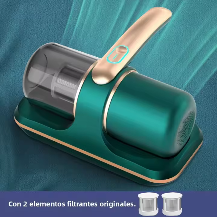 Aspiradora portátil inalámbrica para colchones de casa 12KPa con esterilización UV y carga USB, máquina de eliminación de pulgas y polvo - 1