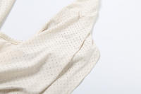 BUNO-Minivestido de Color liso para mujer, vestidos sin tirantes con escote en V profundo a la moda, ropa de calle de tendencia femenina - details 14