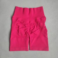 Pantalones cortos de Yoga para mujer, pantalones cortos deportivos sin costuras para gimnasio, pantalones cortos de entrenamiento de cintura alta con realce, pantalones cortos deportivos para Fitness, pantalones cortos de ciclismo - details 20