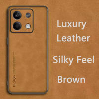 Teléfono de cuero retro para Xiaomi Redmi 13, Note 13 Pro, funda protectora a prueba de golpes y prevención de caídas - details 4