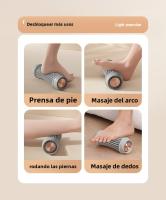 Nuevo Rodillo De Masaje De Pies Relajación Pie Mano Pie Masaje Suave Contacto Suave Goma Antideslizante Masajeador Multifunción - details 4