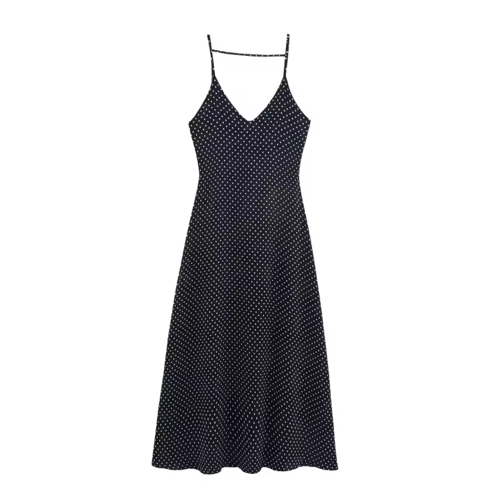 Vestido largo fluido informal para mujer nuevo estilo1165359 - 1