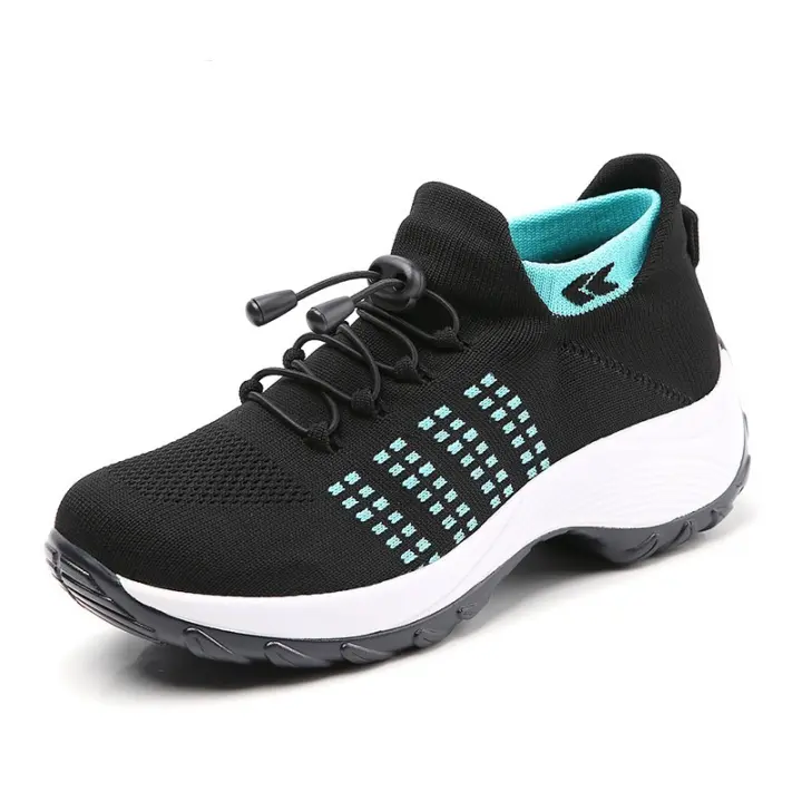 Zapatos de Caminada para Mujer Calcetines de Moda Zapatillas Transpirables Cómodos para Cuidado Postparto Plataforma Casual Loafers Antideslizantes - 1