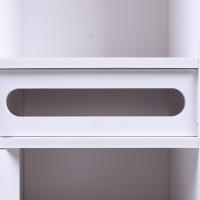 Armario de baño independiente, gabinete alto, armario inferior blanco para vestidor, inodoro, dormitorio, 80 × 20 × 20 cm - details 4