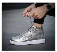 Zapatillas Retro de buena calidad para hombre, zapatos dorados de tendencia a la moda con cierre de cordones, forro de malla para temporada de otoño - details 29