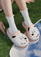 Cachorro de dibujos animados zapatillas frescas hogar de las mujeres nuevo baño interior baño EVA sandalias pareja zapatillas verano - details 8