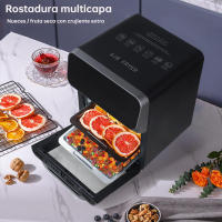 Fritora de Aire Caliente con Pantalla Táctil LED 9 Litros, Duración Ajustable, Temperatura y Programa Manuales, Fritora de Aire Caliente de China - details 1