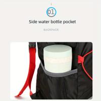 Bolso Plegable de Luz Exterior en Color Beige, Bolso Deportivo Ligero para Viaje y Senderismo con Almacenamiento, Mochila Pequeña Multifunción - details 5
