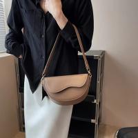 Bolso de Mano con Tapa Abatible de Color Sólido Bolso Ancho para Hombro con Correa para Mujer - details 15