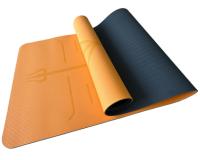 Engrosamiento amortiguador de choque gimnasio tierra estera TPE183*80*0.8cm antideslizante posición línea yoga estera - details 4