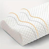 Almohada de memoria de 1 pieza Almohada ortopédica para ayudarte a dormir Protege tu cabeza Almohadas para dormir de rebote lento Relaja la cervical - details 5