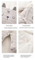 Ropa de recién nacido para otoño e invierno, acolchada, engrosada, masculina y femenina - details 4