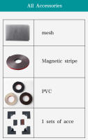 Cortina de Pantalla Magnética Personalizable DIY Malla de Tul de Ventana - details 0