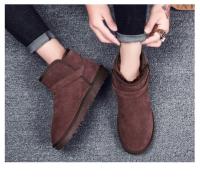 Botas de nieve de invierno para hombre, zapatillas altas para mujer, zapatos informales de moda, pies de piel desnuda, algodón, luz cálida, parejas, talla grande 35-47 - details 25