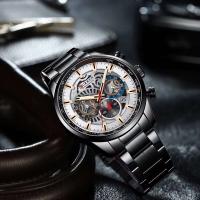 Reloj de Cuarzo de Lujo para Hombres CURREN 8391 Correa de Cuero Automático Moda Deportiva y Ocio - details 26