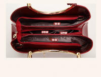 2025 nuevo bolso de charol rojo de moda bolso de mujer cáscara de cuero brillante bolso de mujer bolso de mensajero de hombro - details 28