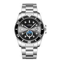 Reloj Deportivo de Acero con Correa de Cuero de Lujo Reloj de Cuarzo con Calendario para Hombres - details 3