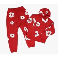 Y2K Conjunto de sudadera de 2 piezas para hombre y Mujer, sudadera de manga largo y pantalón de chándal, estampado hip hop, conjunto con capucha, sudadera para hombre - details 4