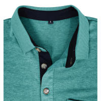 Camiseta Polo Básica de Manga Larga con Solapa para Hombre - details 42