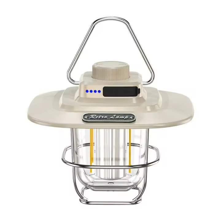 Luz retro para acampar, luz LED portátil para caballos, luz ambiental al aire libre, luz de emergencia para tienda de campaña - 1