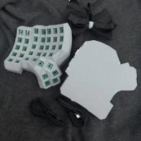 Dactyl Manuform Split Keyboard Kit Hotswap Cableado Modo Único con Plam Rest Custom 6x7 / 4x6 / 5x7 Vial de Teclado Mecánico Dividido Cable doble tipo C Teclado gris negro blanco Accesorios para juegos - details 9