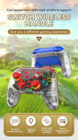 BLUEKAKA Gamepad Inalámbrico Bluetooth Controlador para Nintendo Switch Función de Despierta - details 0