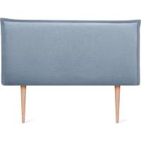 Cabecero de Lino Natural Liso con Ribete Cabezal Tapizado Cama Dormitorio Moderno Top Trending (Beige, 160x105cm con Patas (Camas 150/160)) - details 9