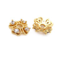 Accesorios de Joyería DIY de Alta Calidad Abalorios de Cuarzo de Brasa Dorada de 18K - details 26